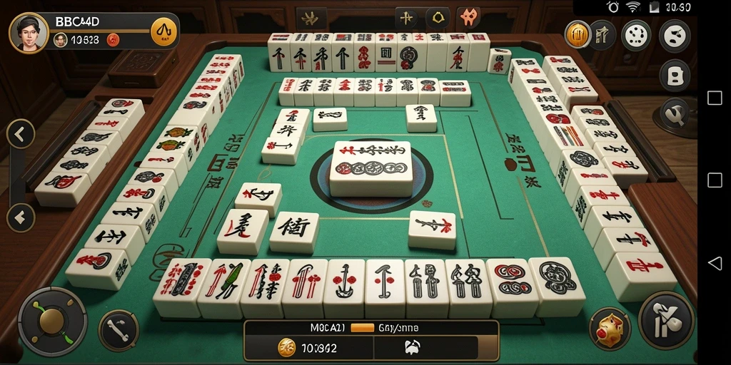 Tampilan gameplay menarik dari BBCA4D saat bermain Mahjong.