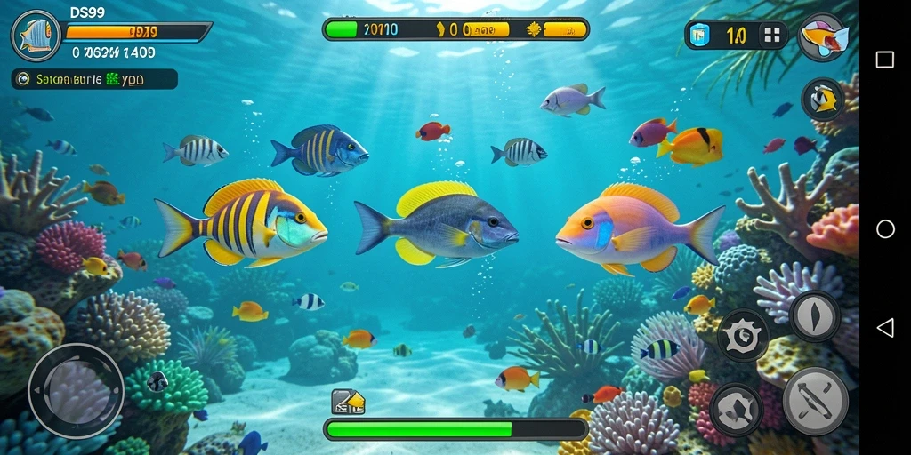 Tangkapan layar gameplay game Tembak Ikan yang seru dan interaktif.