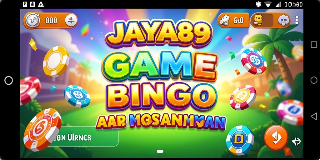 Tampilan gameplay seru di JAYA89 dengan kartu Bingo yang menarik.