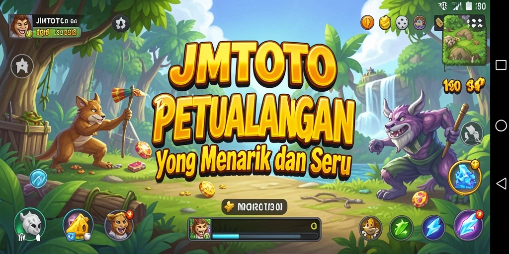 Tampilan gameplay JMTOTO yang menakjubkan dan menantang.