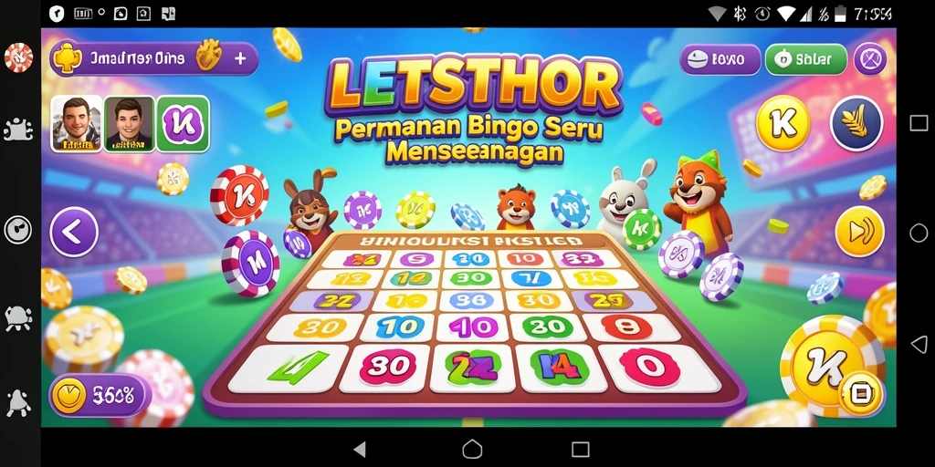 Tampilan gameplay bingo yang menarik di LETSTHOR.