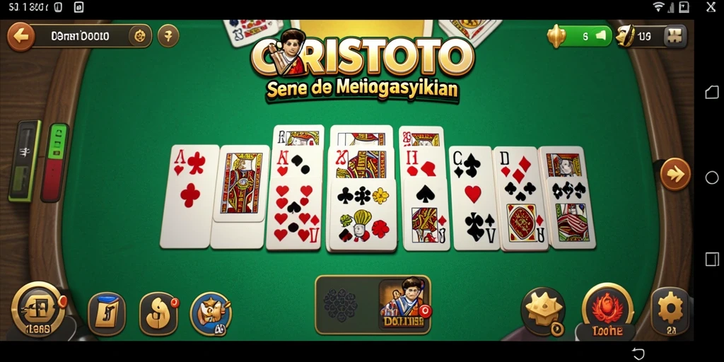 Tampilan gameplay seru dalam aplikasi ORISTOTO yang mengasyikkan.