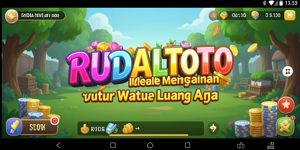 Tampilan gameplay RUDALTOTO yang menarik dengan elemen Idle.