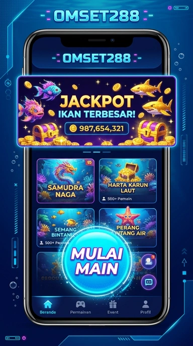 Tampilan aplikasi omset288 untuk kemudahan navigasi.
